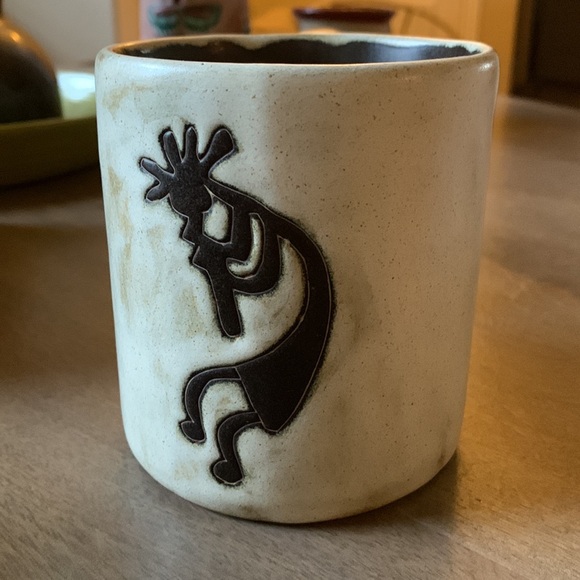 Mara Stoneware kokopelli flute player Mug - Picture 4 of 6